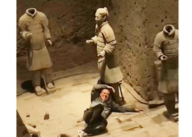 incident Muzeul Armatei de Teracotă din China