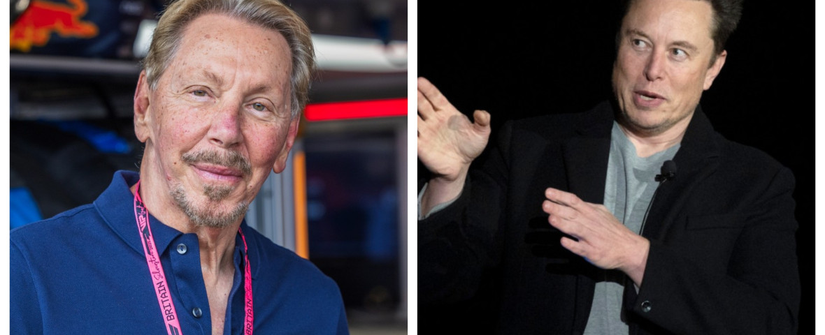 Larry Ellison și Elon Musk (1)