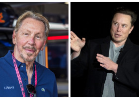 Larry Ellison și Elon Musk (1)