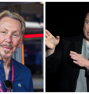 Larry Ellison și Elon Musk (1)