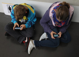 Children Using Smartphones