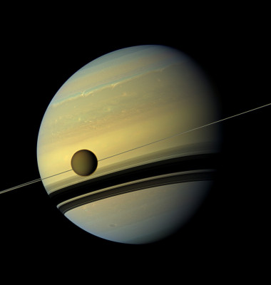 Galactic Giants Titan and Saturn
