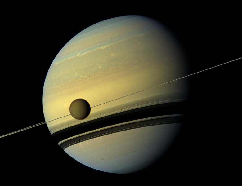 Galactic Giants Titan and Saturn