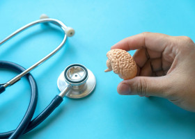 Concept of brain diseases, mental health, Alzheimer's, Parkinson's disease, dementia, stroke, and seizure. Nootropics use to improve memory and neural