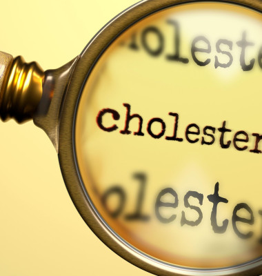 Cholesterol under magnifying glass. Thorough analysis and inspection of cholesterol. Taking a closer look at cholesterol. Examination of the concept o