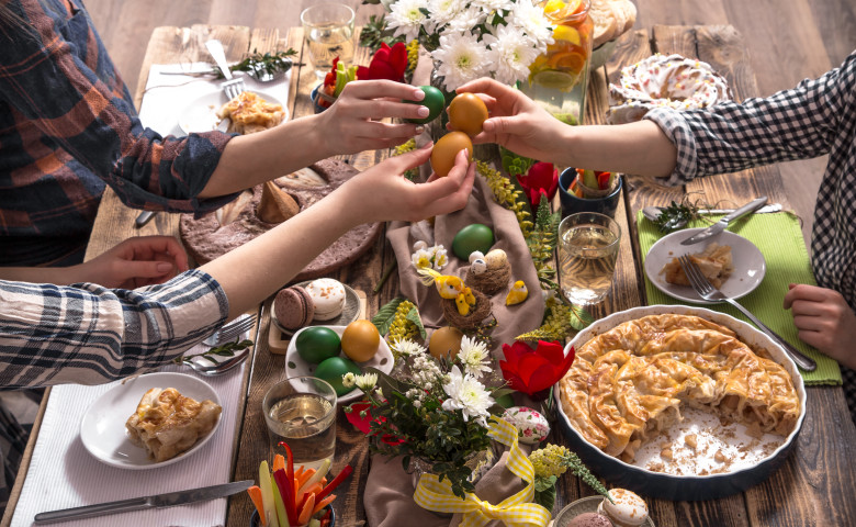 masă de paște