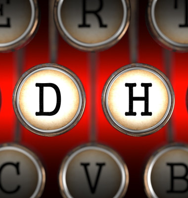 ADHD on Old Typewriter's Keys.