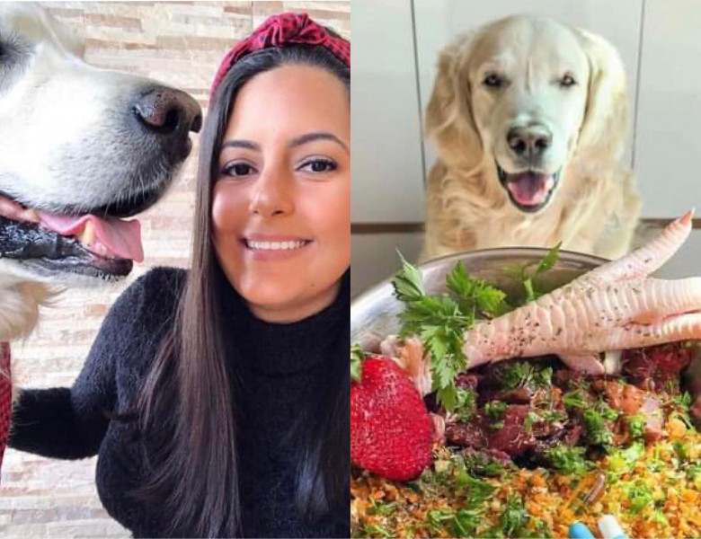O femeie criticată în mediul online după ce le-a arătat oamenilor cum își hrănește câinele/ Profimedia