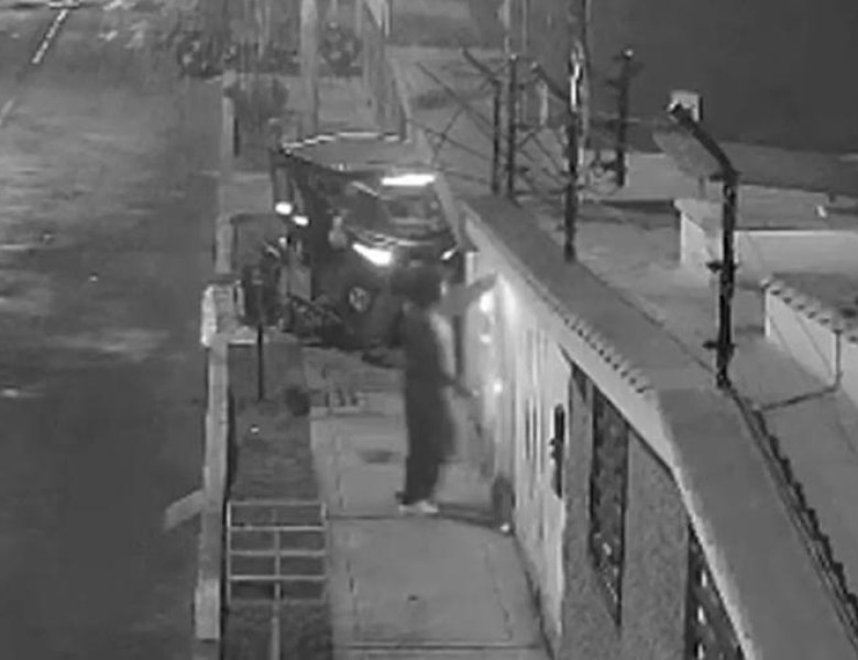 Momentul când un câine prinde o dinamită cu botul și oprește explozia/ Foto: Captură video
