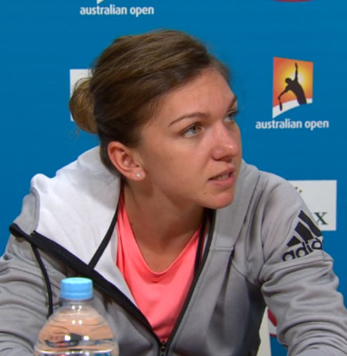 simona halep conferinta