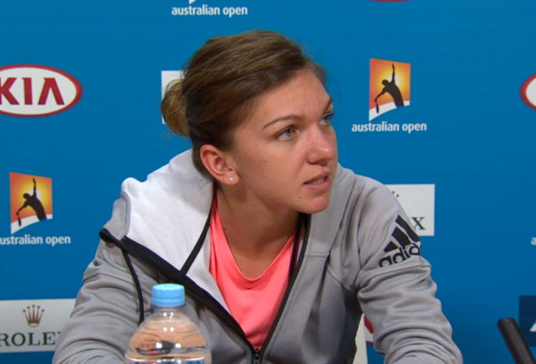 simona halep conferinta