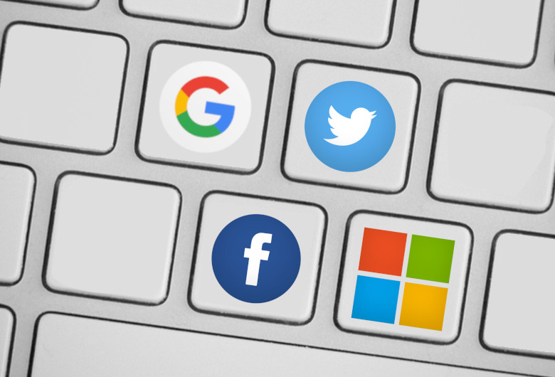 Google, Facebook, Twitter, Microsoft
