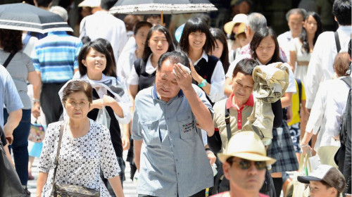 Caniculă în Japonia