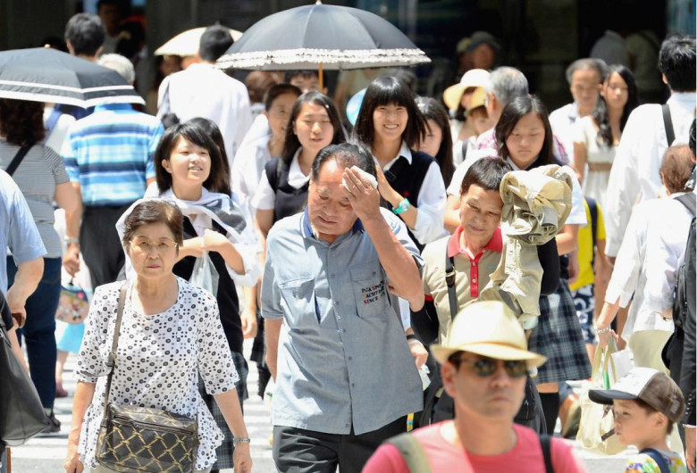 Caniculă în Japonia