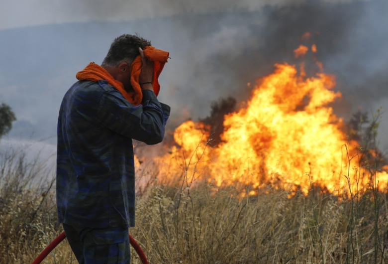 Incendii devastatoare în Grecia