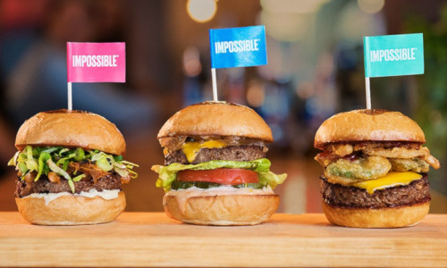 Burger vegetal de la Impossible Foods