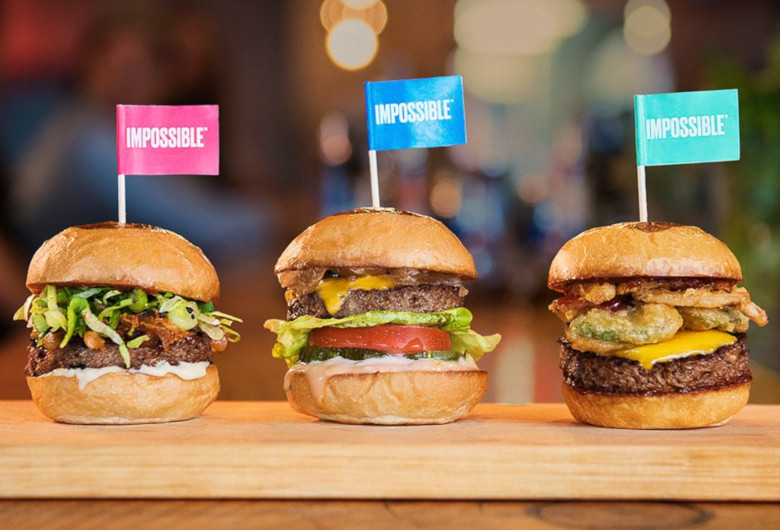 Burger vegetal de la Impossible Foods