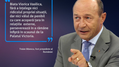 Traian Băsescu despre Dăncilă