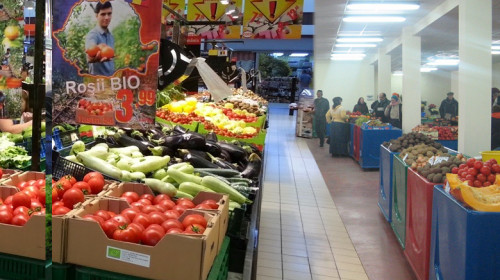 Piață și supermarket