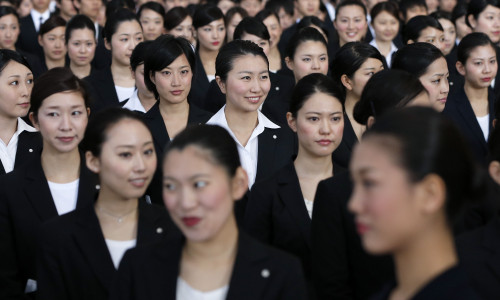 JAL New Employee Welcoming Ceremony