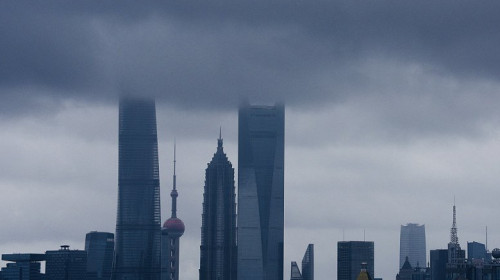 Taifun în Shanghai