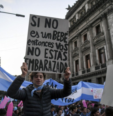 Protest antiavort în Argentina