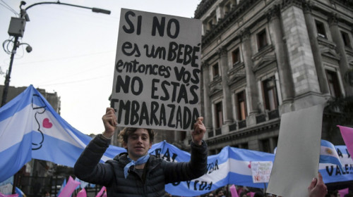 Protest antiavort în Argentina