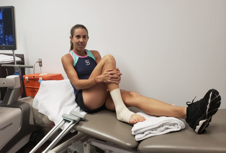 Mihaela Buzărnescu, accidentată.jpg