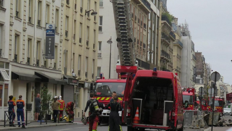 Incendiu la un hotel din Paris