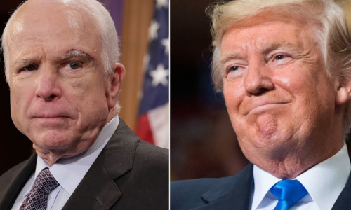 Donald Trump vs John McCain