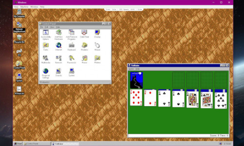 Aplicația Windows 95