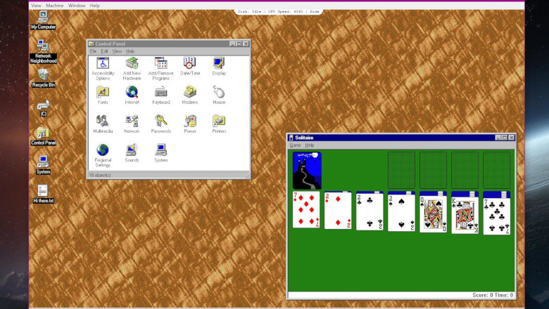Aplicația Windows 95