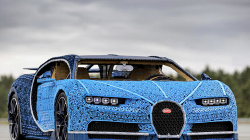 Bugatti Chiron din LEGO