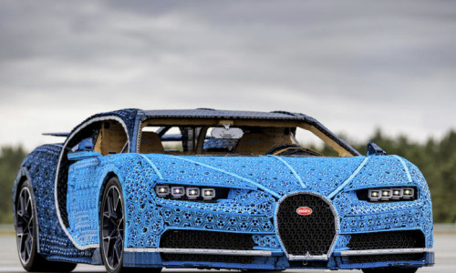 Bugatti Chiron din LEGO