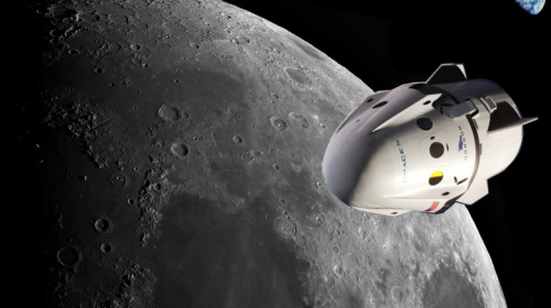Turism spațial, către Lună, cu SpaceX