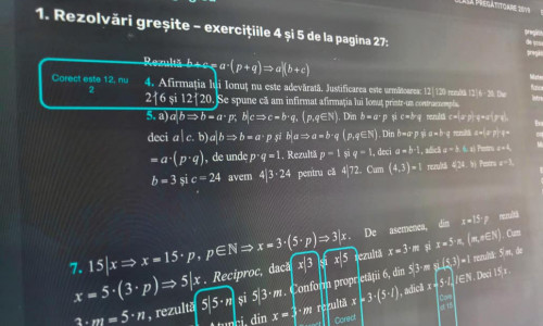 Greșeli în manualul de Matematică de clasa a 6-a