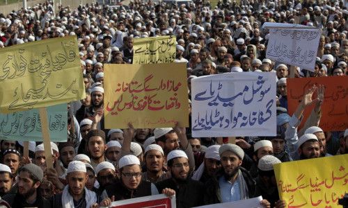 Proteste pentru blasfemie în Pakistan