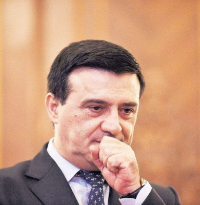 Niculae Bădălău supărat