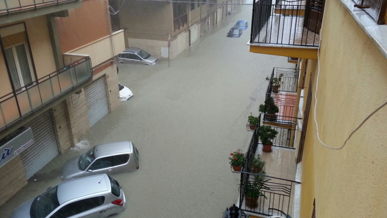 Inundații în Sicilia