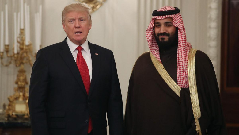 Donald Trump cu Mohammed bin Salman