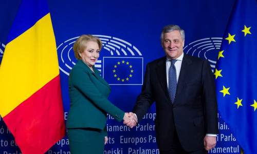 Viorica Dăncilă și Antonio Tajani