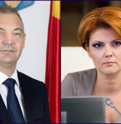 Lia Olguța Vasilescu și Mircea Drăghici