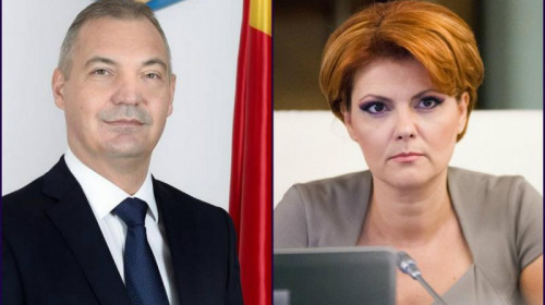 Lia Olguța Vasilescu și Mircea Drăghici