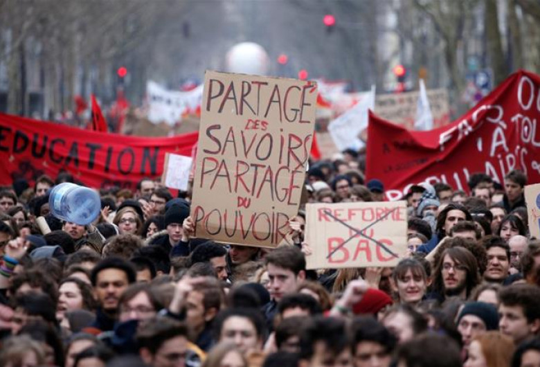 protest franta