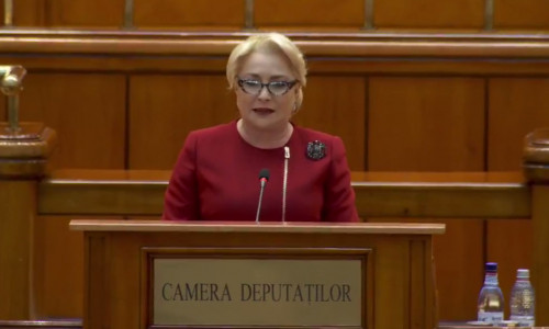 Viorica Dăncilă în Camera Deputaților