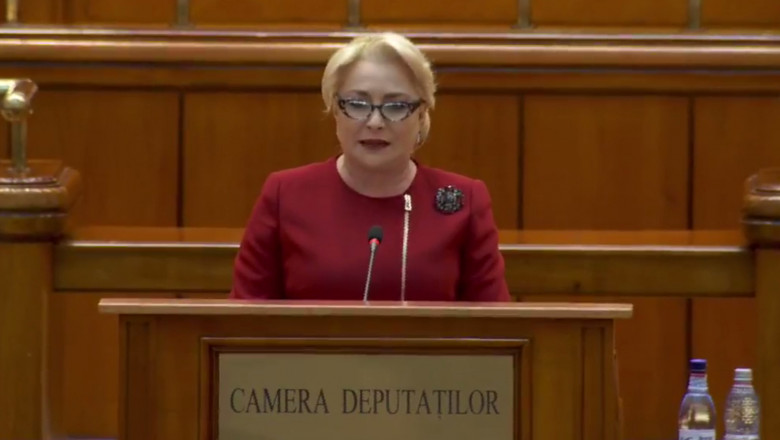 Viorica Dăncilă în Camera Deputaților