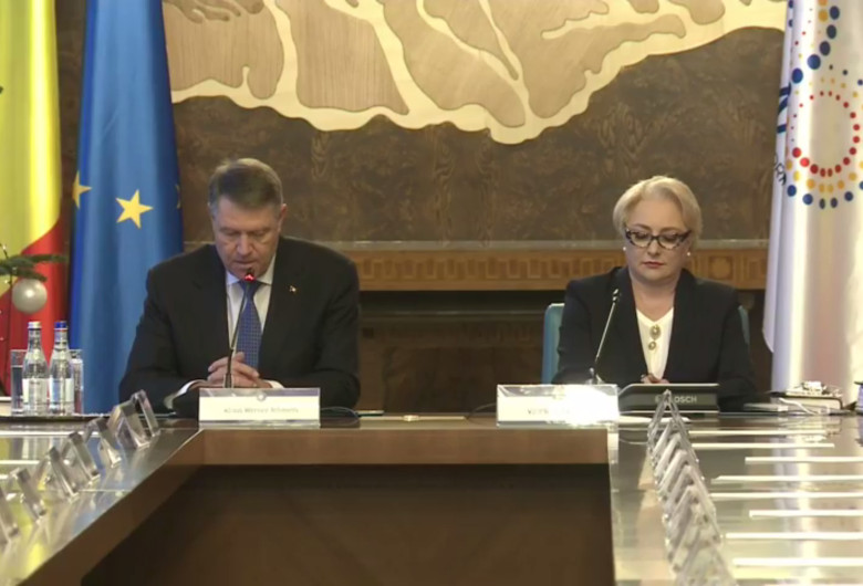 Klaus Iohannis și Viorica Dăncilă
