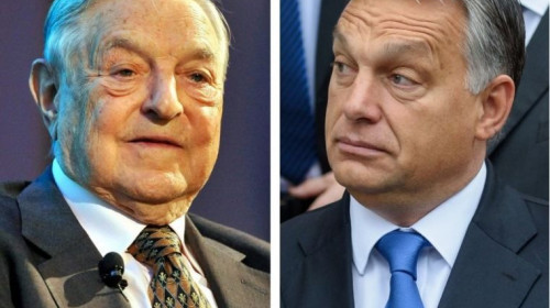 Viktor Orban cu George Soros
