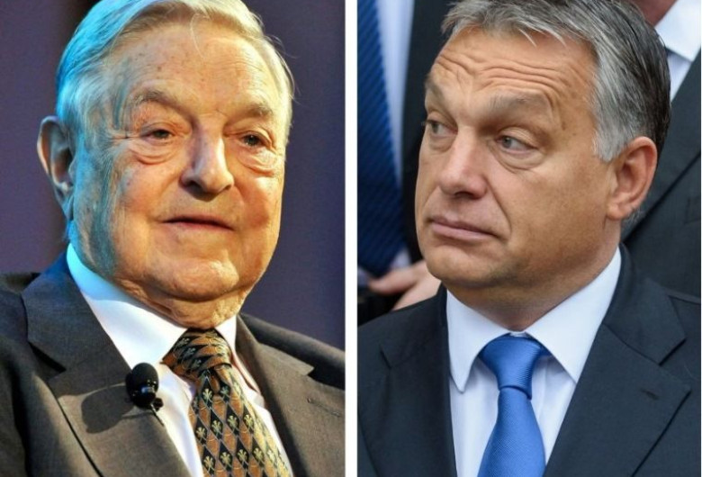 Viktor Orban cu George Soros