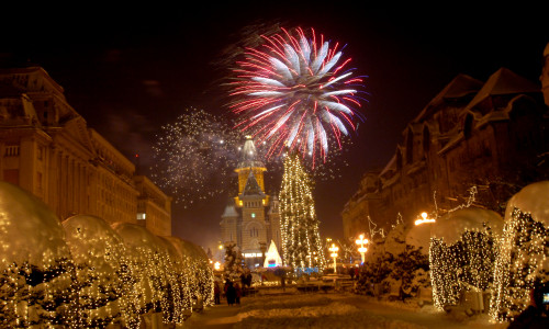 Revelion în aer liber, la Timișoara